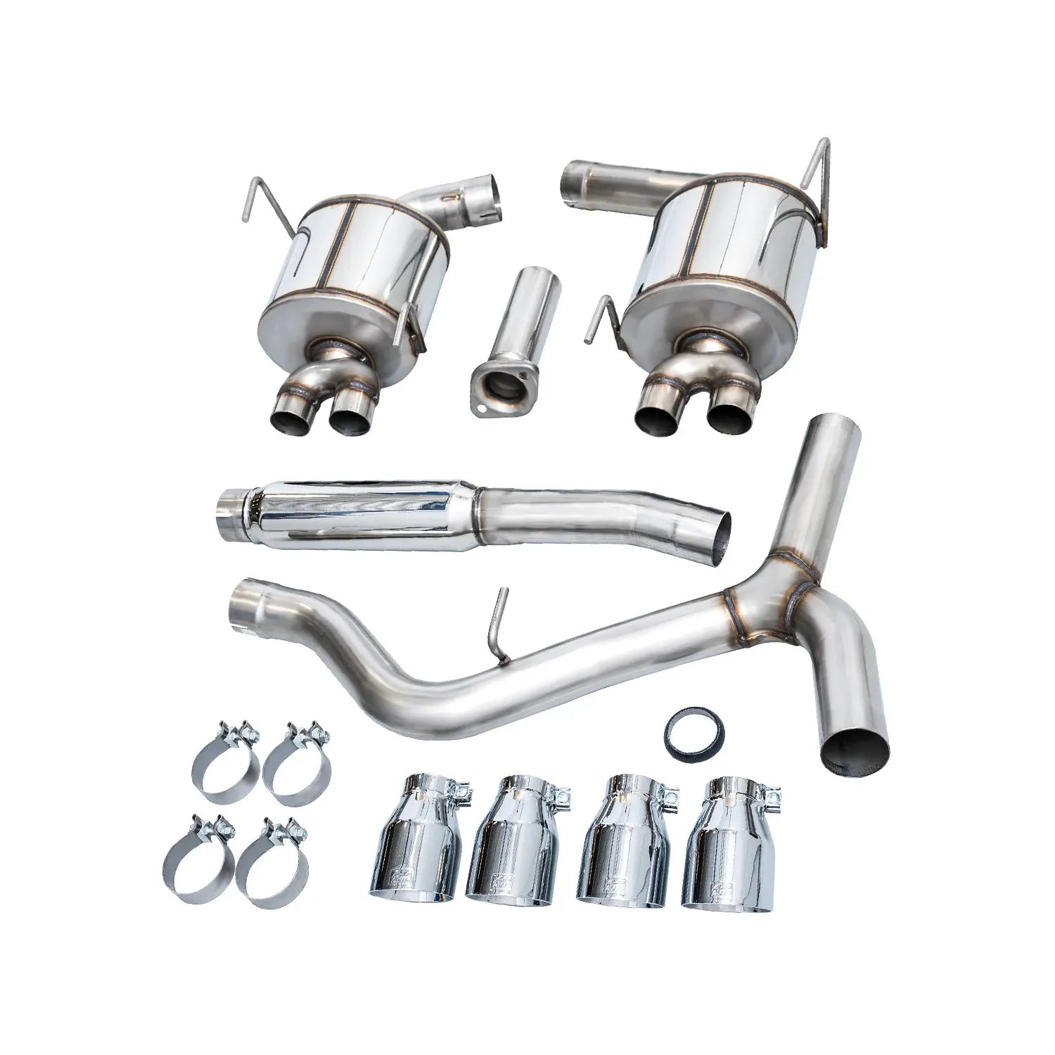 AWE Tuning Touring Edition Axleback Exhaust w/Chrome Silver Tips for 2022+ Subaru VB WRX