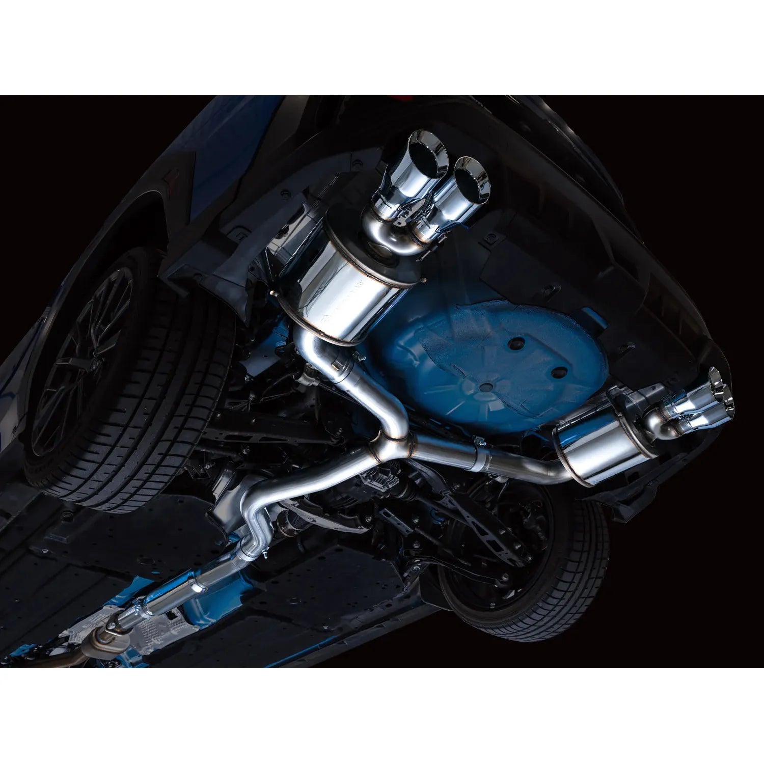 AWE Tuning Touring Edition Axleback Exhaust w/Chrome Silver Tips for 2022+ Subaru VB WRX