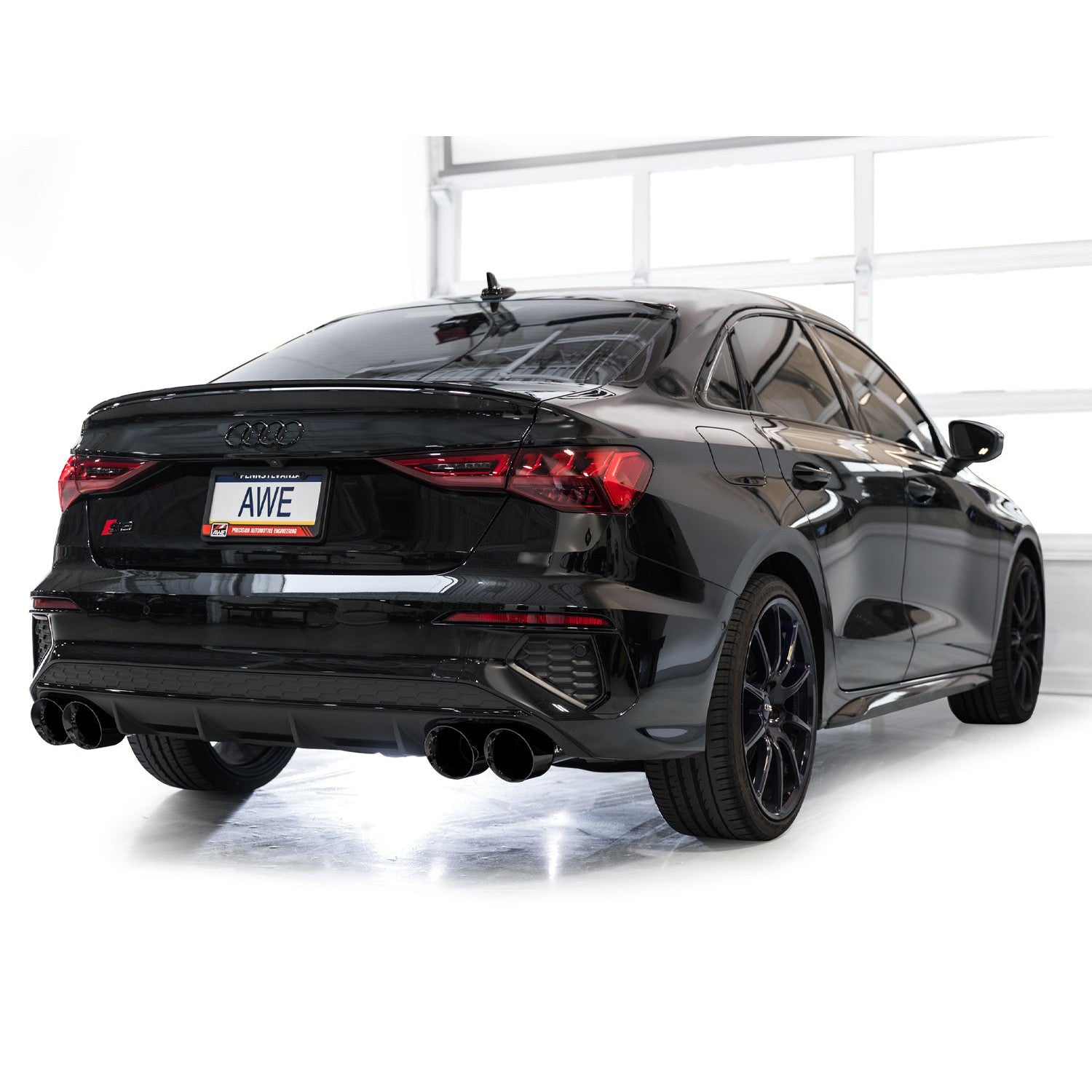 AWE Tuning Touring Edition Exhaust w/Diamond Black Tips for 2022-2024 Audi 8Y S3