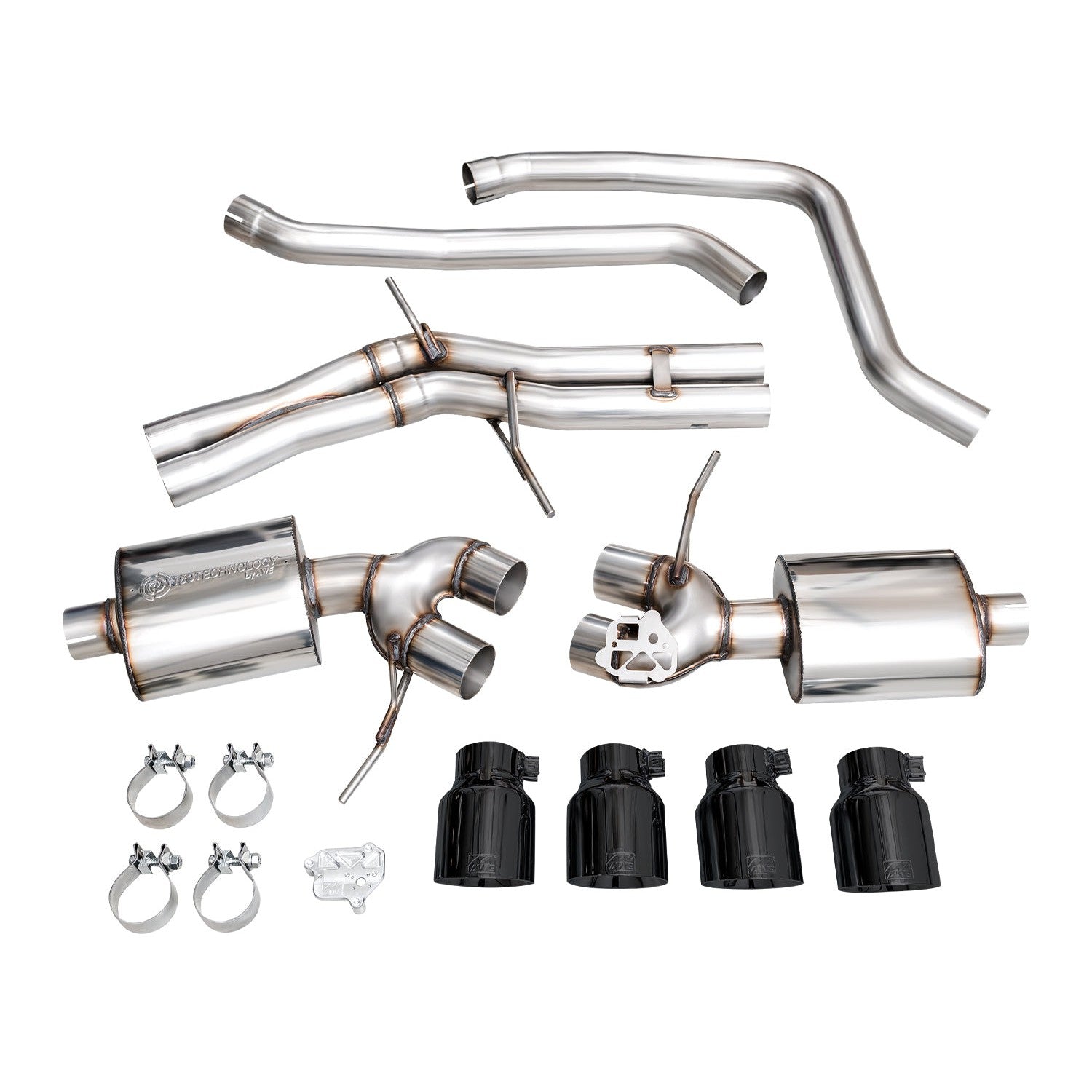 AWE Tuning Touring Edition Catback Exhaust w/Diamond Black Tips for 2022+ Porsche Macan S