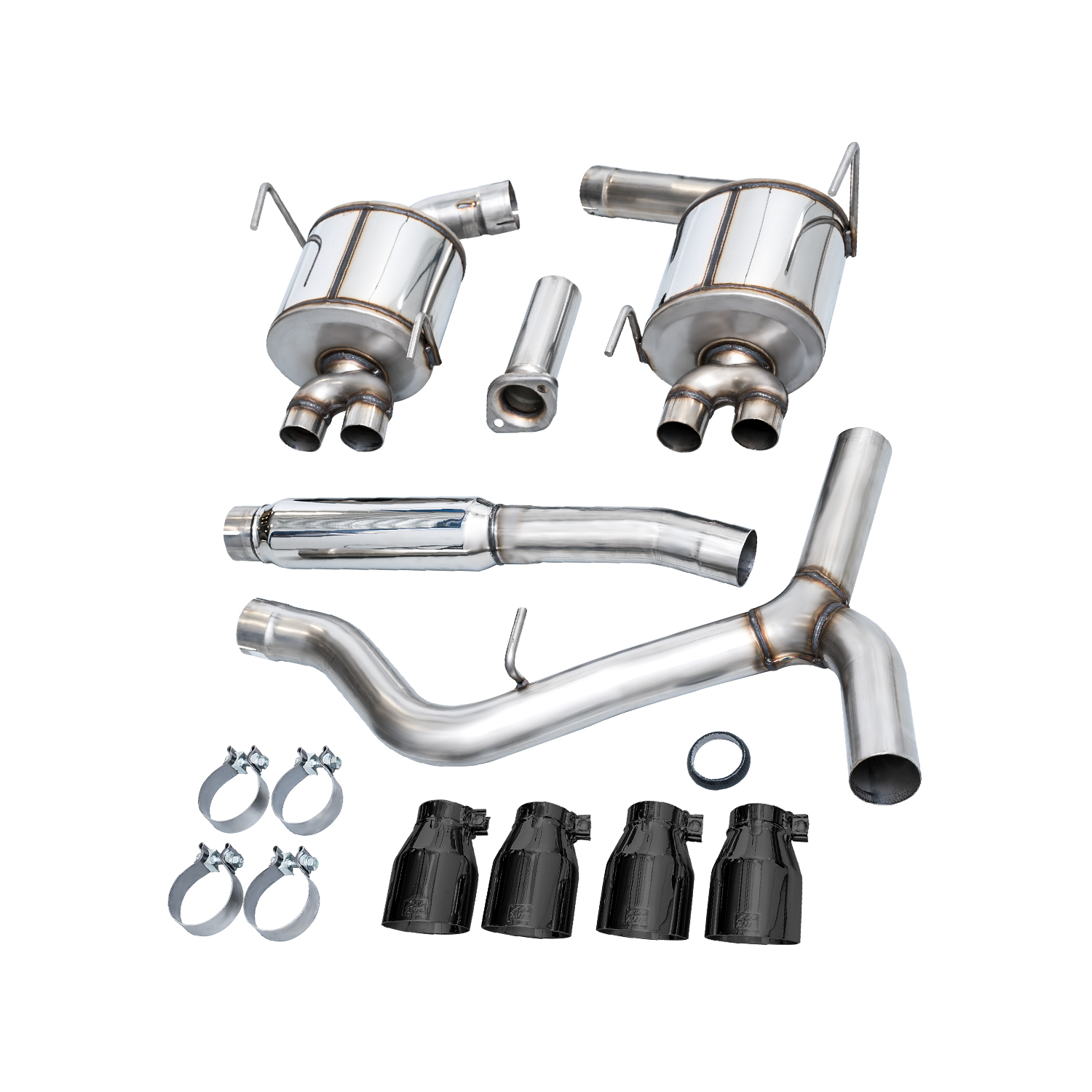 AWE Tuning Touring Edition Exhaust w/Diamond Black Tips for 2022+ VB Subaru WRX