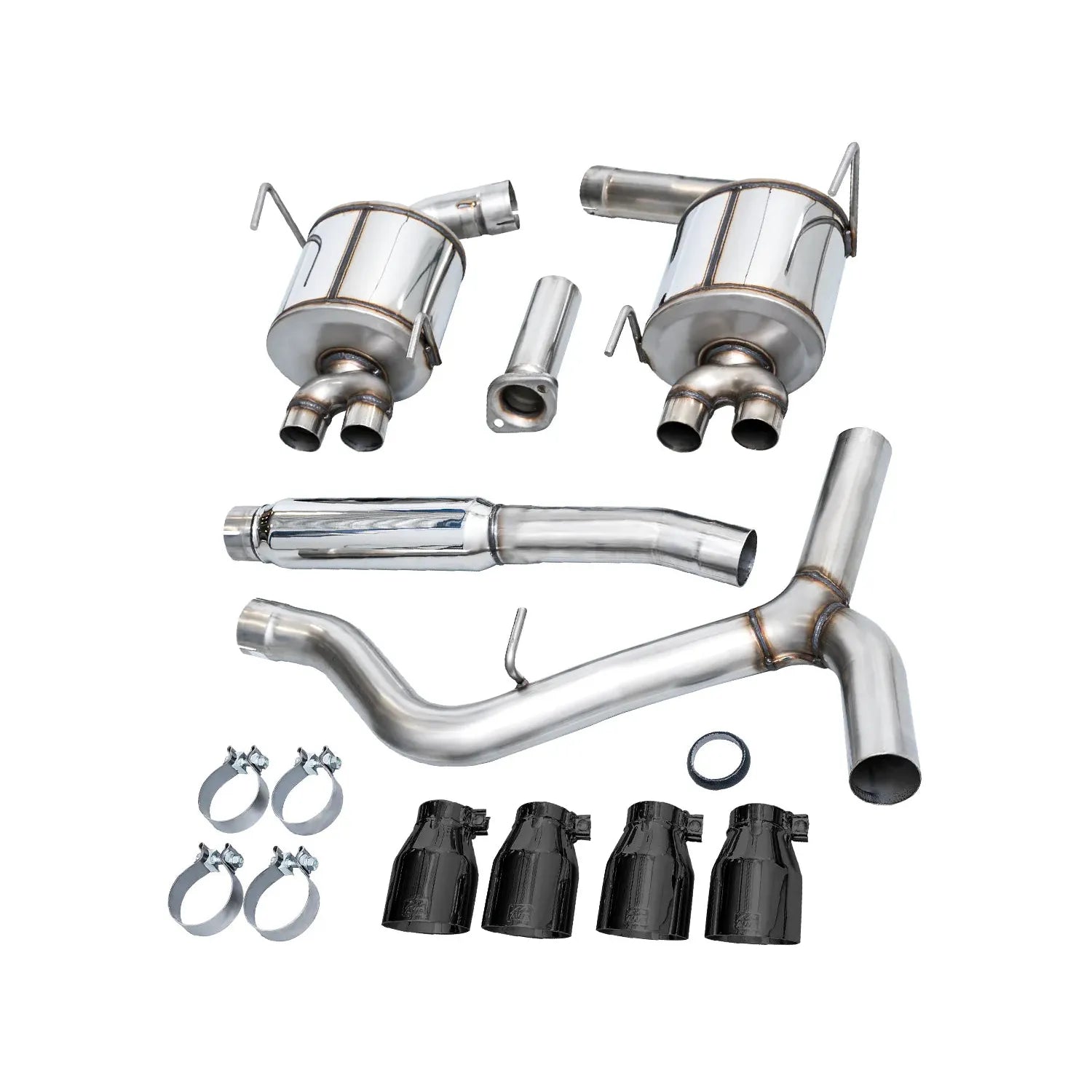 AWE Tuning Touring Edition Axleback Exhaust w/Diamond Black Tips for 2022+ Subaru VB WRX