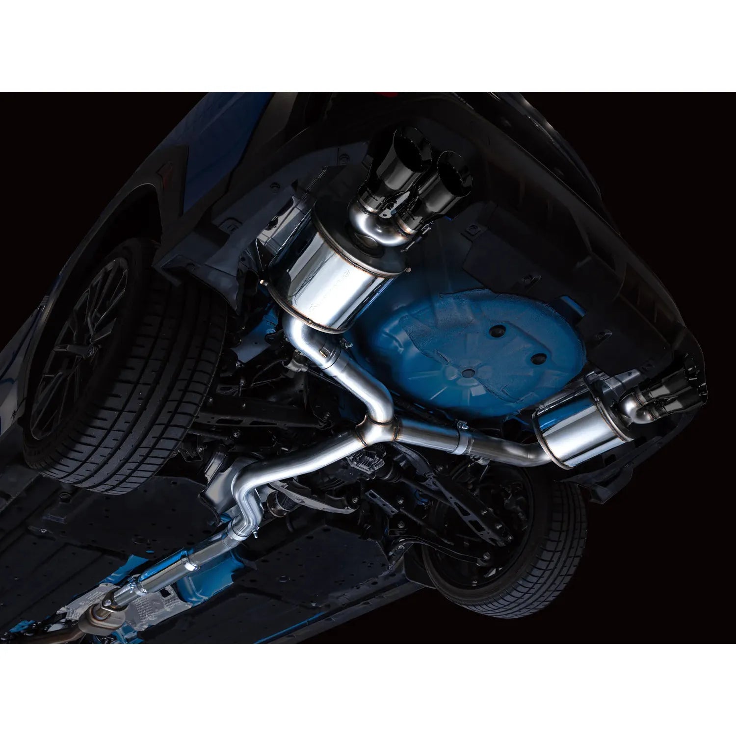 AWE Tuning Touring Edition Axleback Exhaust w/Diamond Black Tips for 2022+ Subaru VB WRX