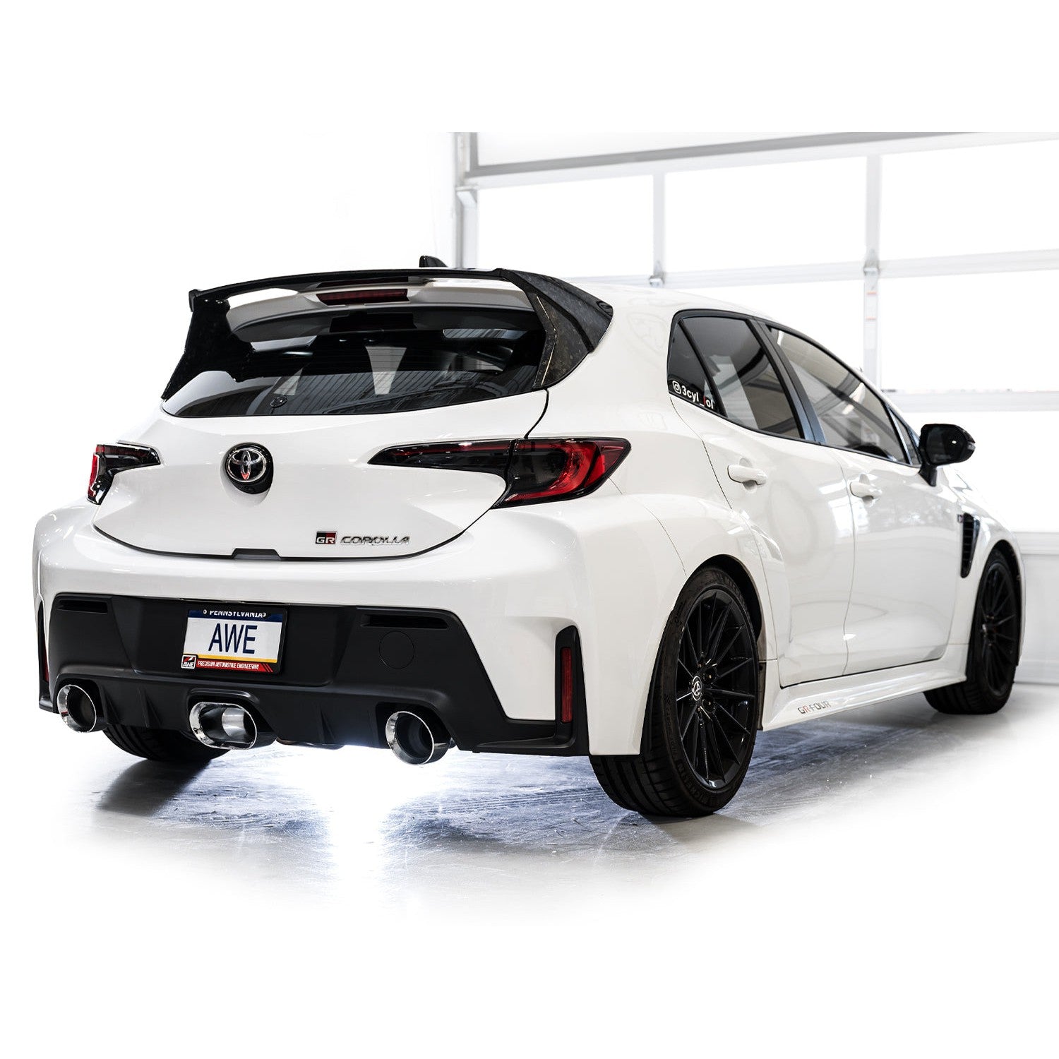AWE Tuning Touring Edition Catback Exhaust w/Chrome Silver Tips for 2023-2024 Toyota GR Corolla