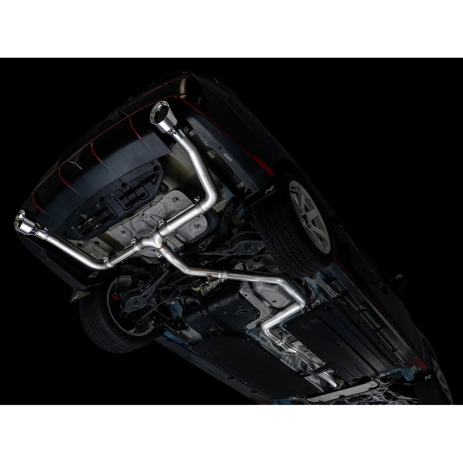 AWE Tuning Track Edition Catback Exhaust w/Chrome Silver Tips for 2022+ Hyundai Elantra N