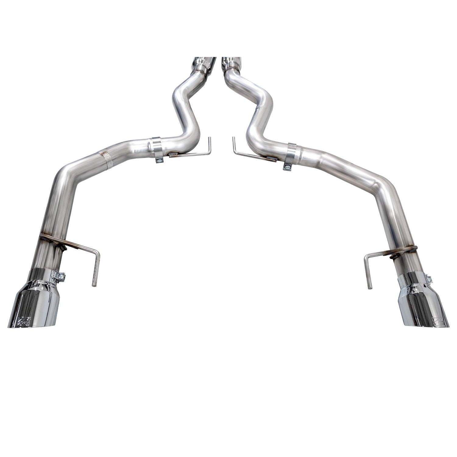 AWE Tuning Track Edition Catback Exhaust w/ Dual Chrome Silver Tips - 2024 Ford Mustang GT Fastback S650 RWD