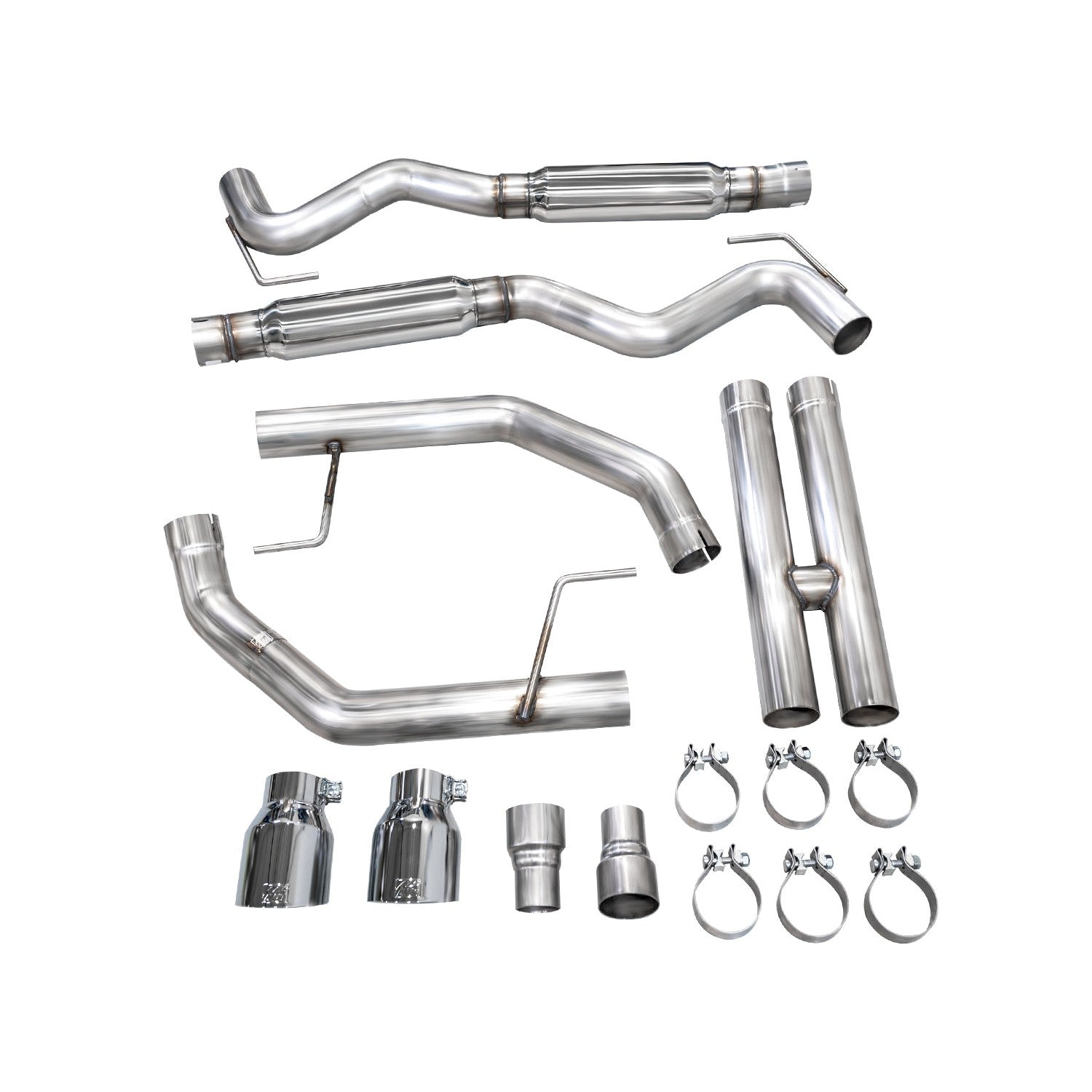 AWE Tuning Track Edition Catback Exhaust w/ Dual Chrome Silver Tips - 2024 Ford Mustang GT Fastback S650 RWD