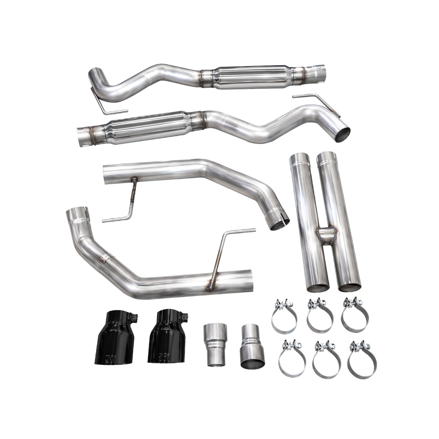 AWE Tuning Track Edition Catback Exhaust w/ Dual Diamond Black Tips - 2024 Ford Mustang GT Fastback S650 RWD
