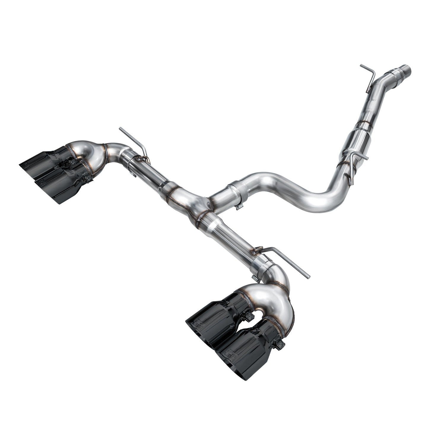 AWE Tuning Track Edition Quad Exhaust w/Diamond Black Tips for 2022+ Volkswagen MK8 Golf R