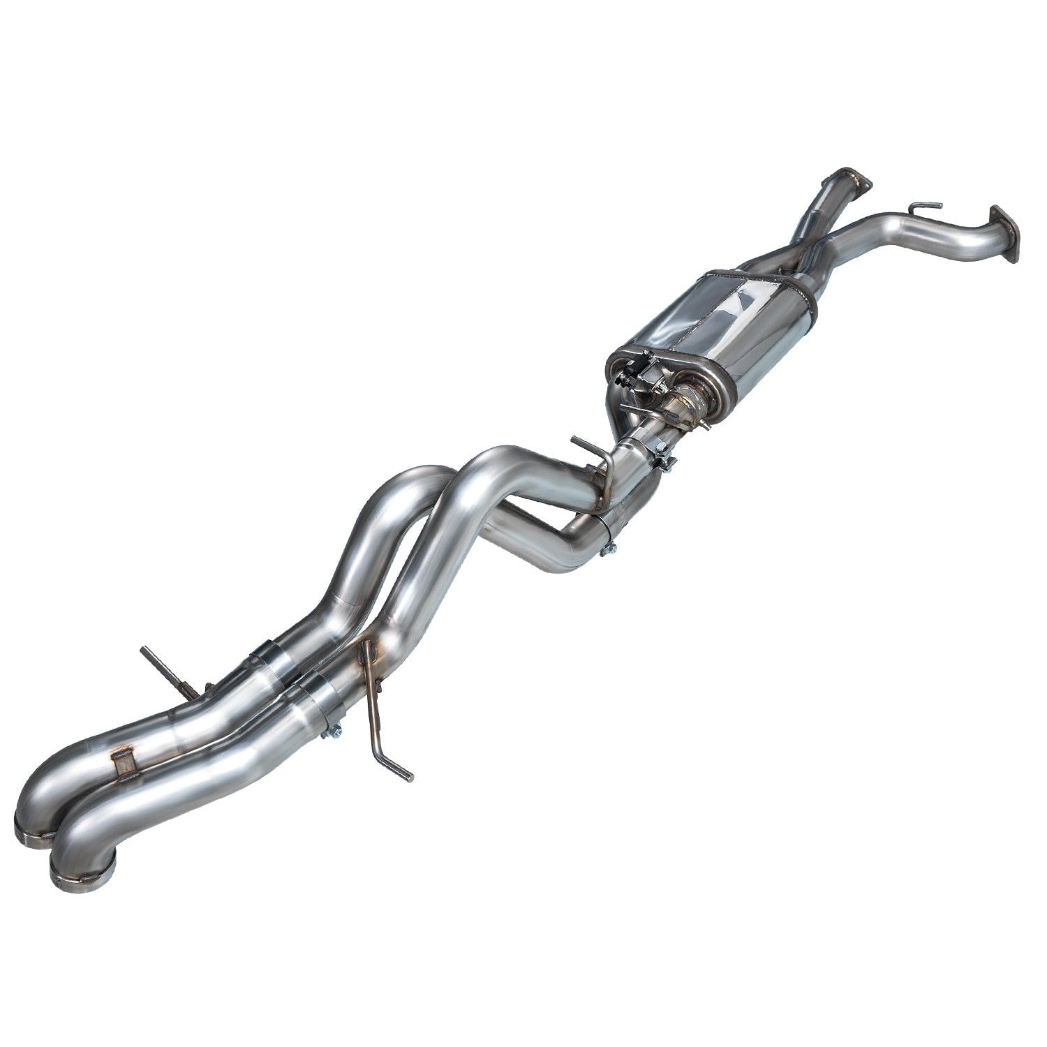 AWE Tuning Dual BashGuards Cat-Back SwitchPath Exhaust (No Tips) - 2022-2024 Ford Bronco Raptor 4WD
