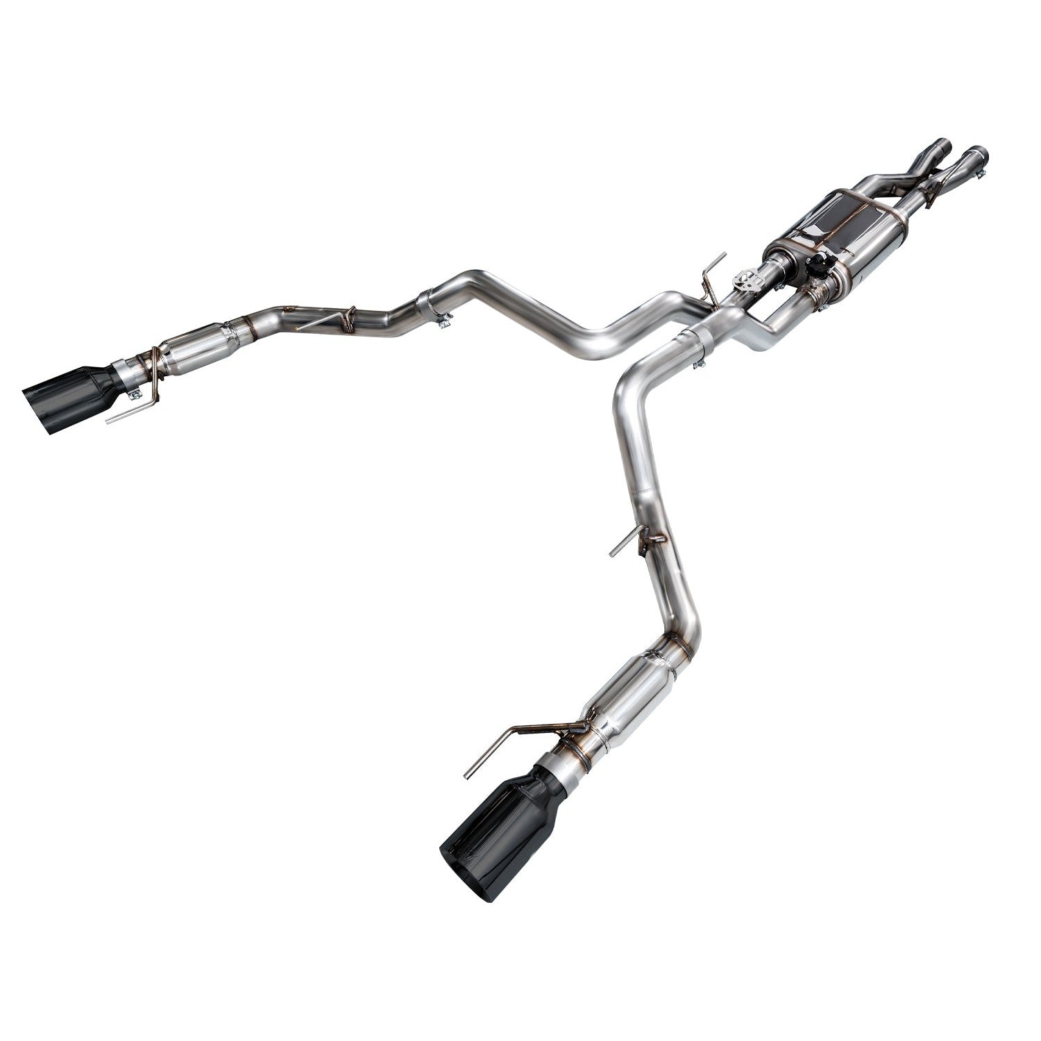 AWE Tuning SwitchPath Exhaust for Ford Gen 3 Raptor - Diamond Black Tips