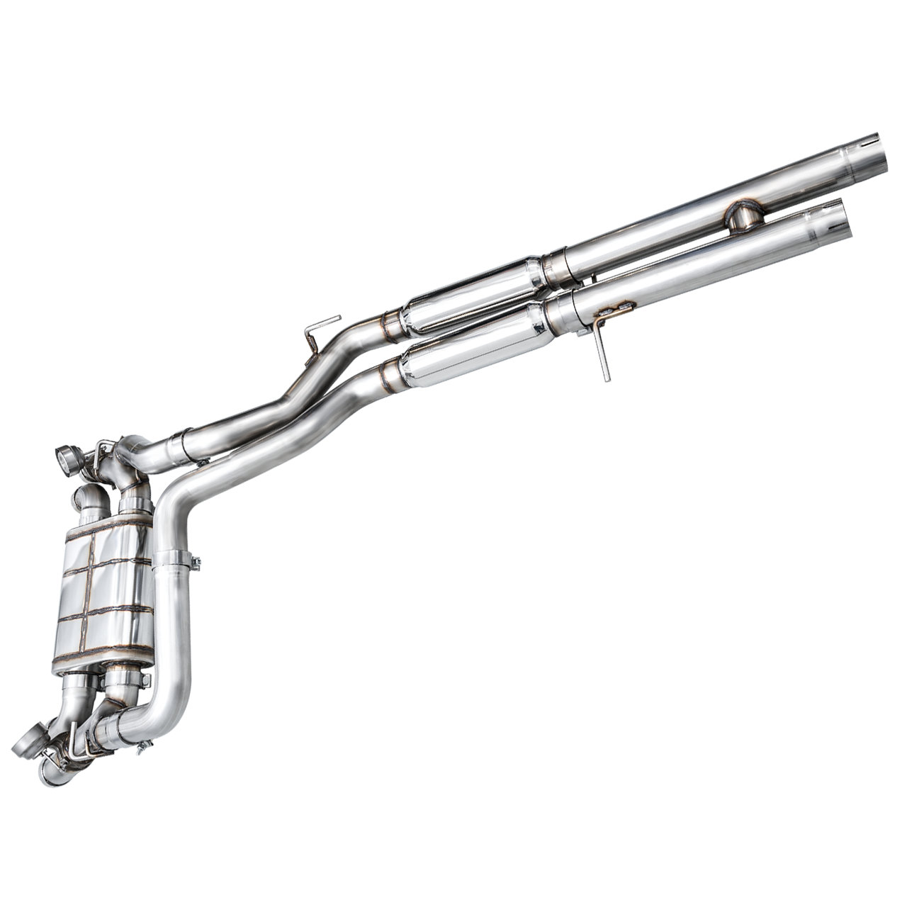 AWE Tuning Switchpath Cat-Back Exhaust for 2021+ Wrangler 392 - Quad BashGuards