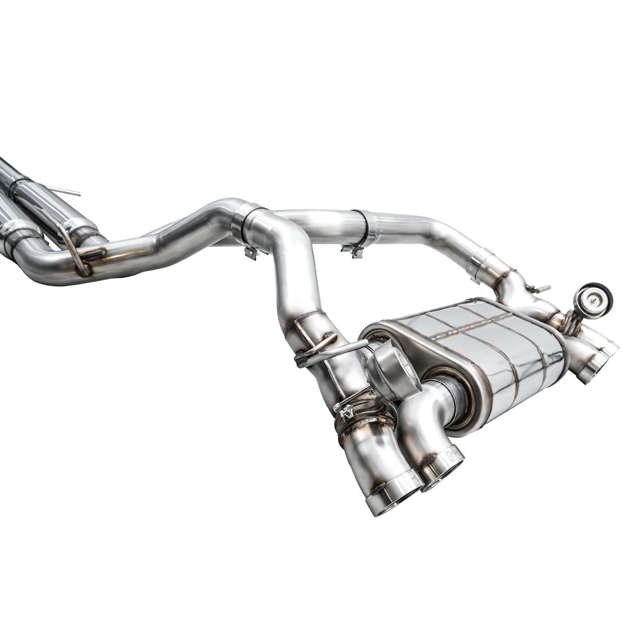 AWE Tuning Switchpath Cat-Back Exhaust for 2021+ Wrangler 392 - Quad BashGuards