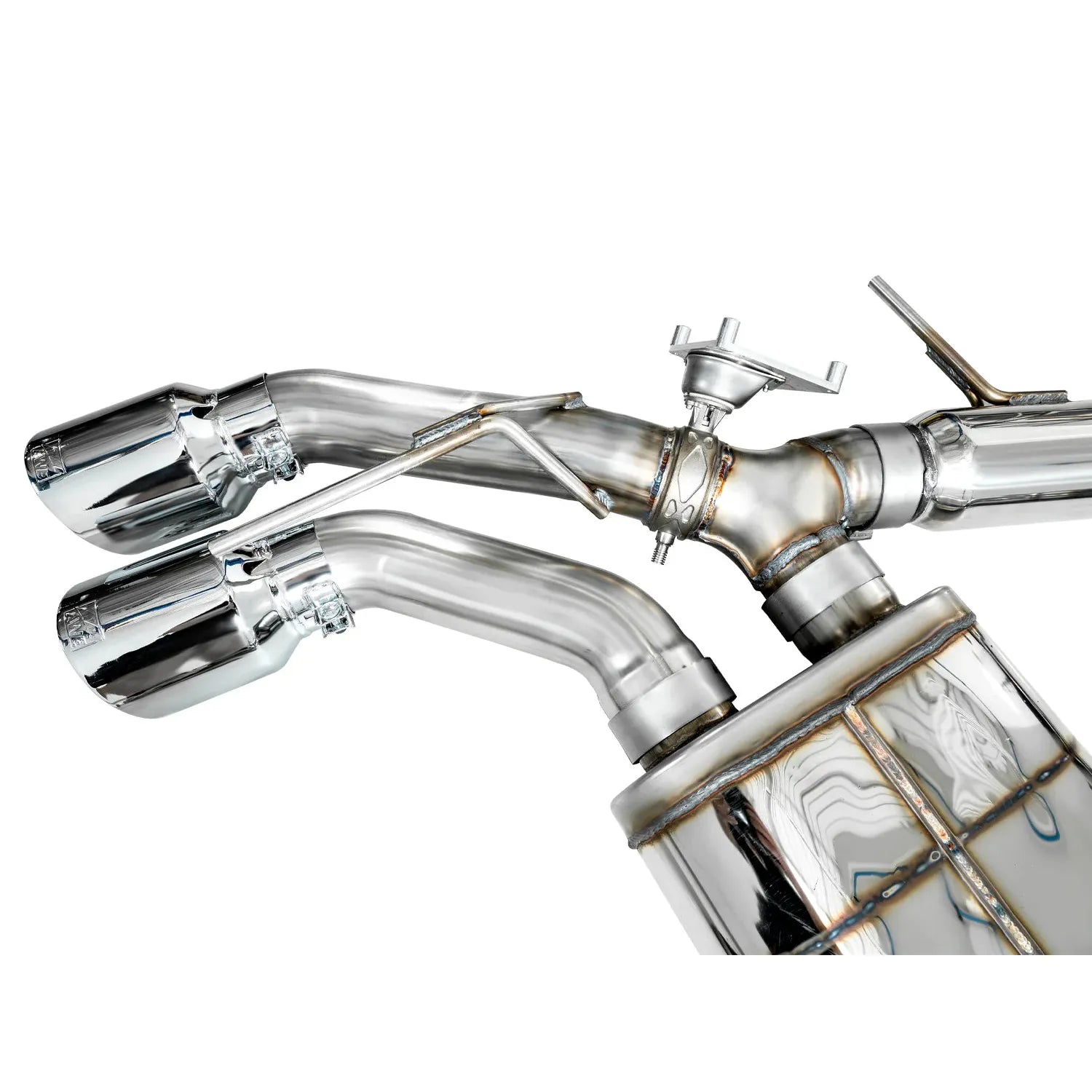 AWE Tuning SwitchPath Exhaust w/Chrome Silver Tips for 2021+ Cadillac CT4-V Blackwing