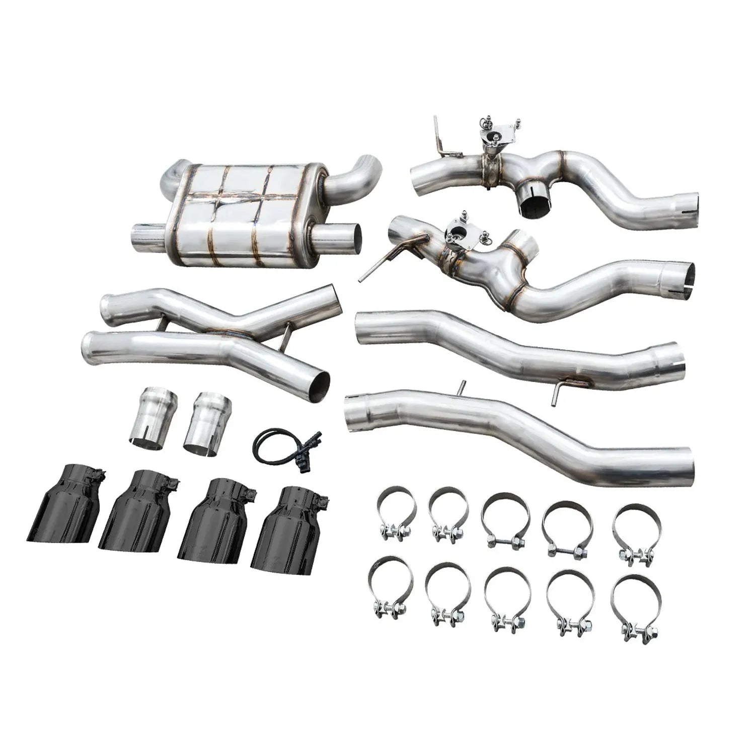 AWE Tuning SwitchPath Catback Exhaust w/Diamond Black Tips for 2021+ BMW G8X M3/M4