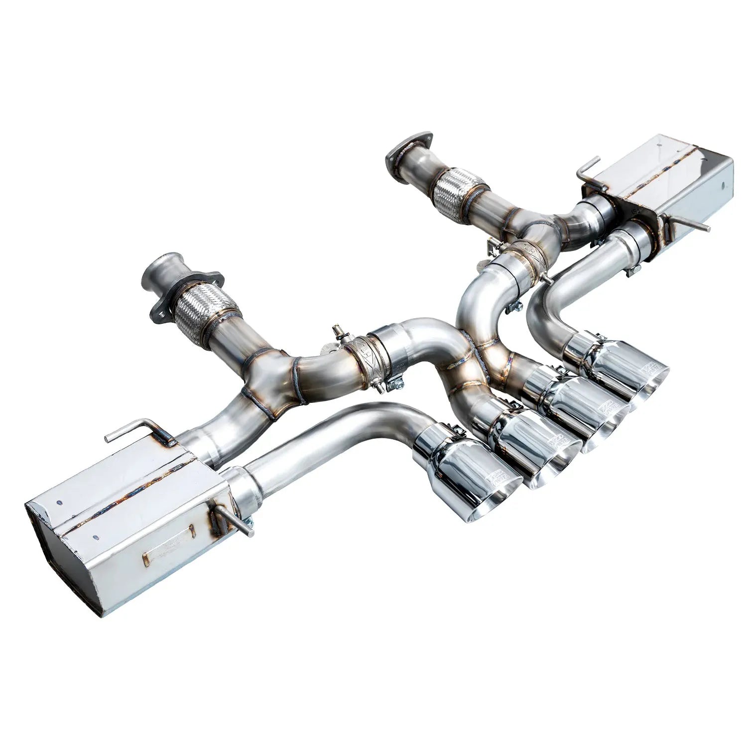 AWE Tuning SwitchPath Exhaust w/Chrome Silver Tips for 2023+ Chevrolet C8 Corvette Z06