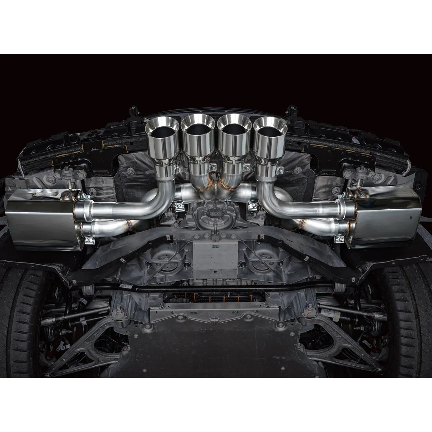 AWE Tuning SwitchPath Exhaust w/Chrome Silver Tips for 2023+ Chevrolet C8 Corvette Z06