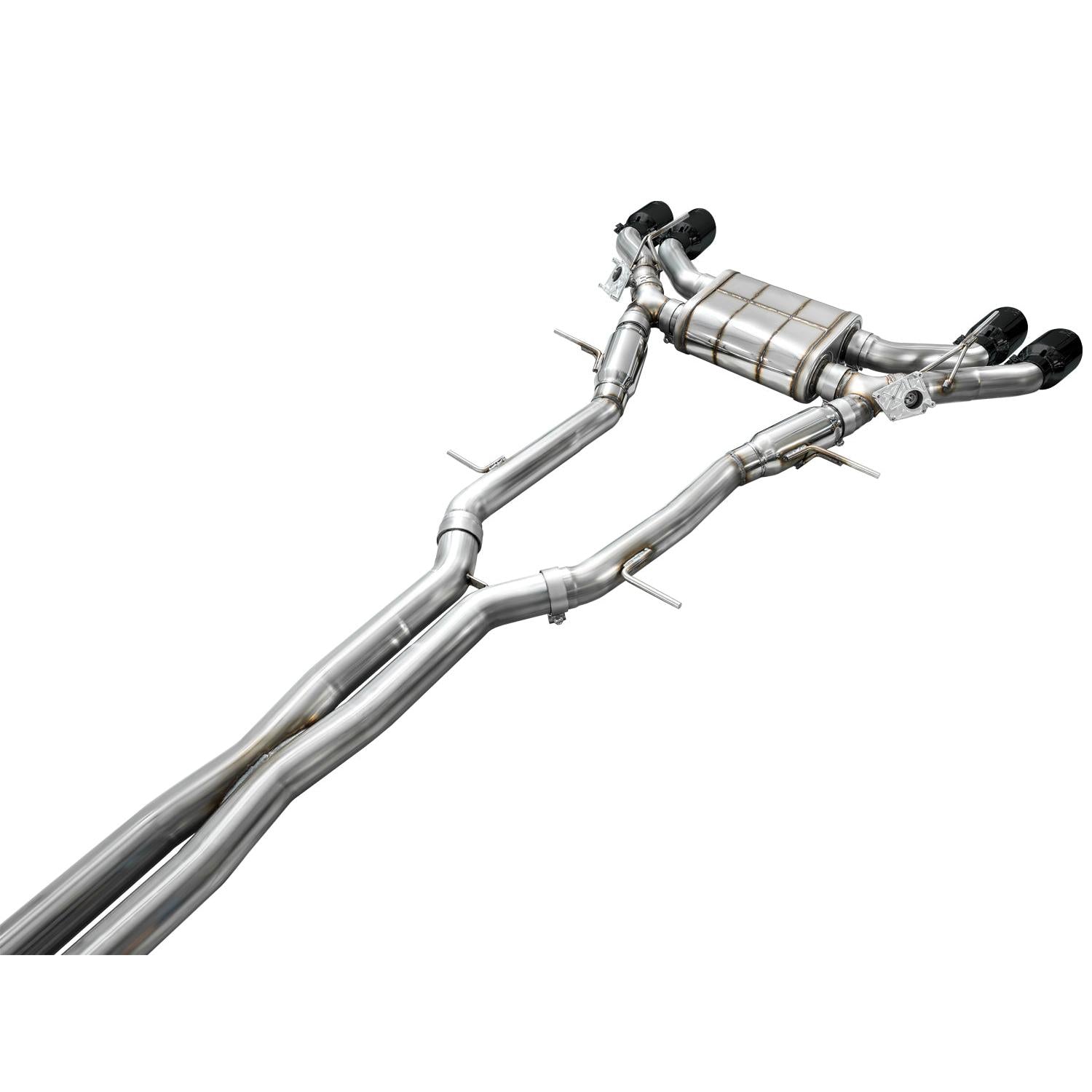 AWE Tuning SwitchPath Exhaust w/Diamond Black Tips for 2021+ Cadillac CT4-V Blackwing