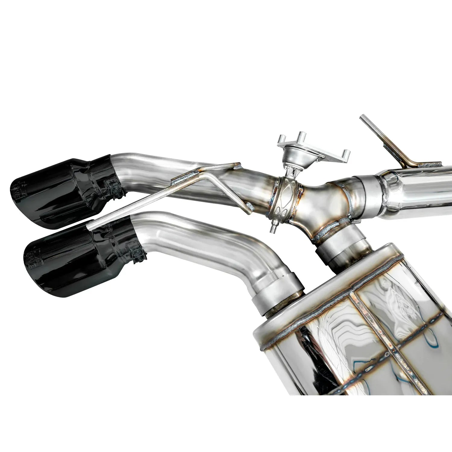 AWE Tuning SwitchPath Exhaust w/Diamond Black Tips for 2021+ Cadillac CT4-V Blackwing