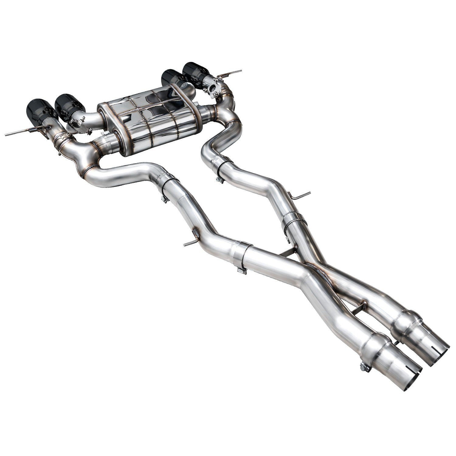 AWE Tuning SwitchPath Edition Exhaust - 2023-2024 BMW G87 M2 - Diamond Black Tips