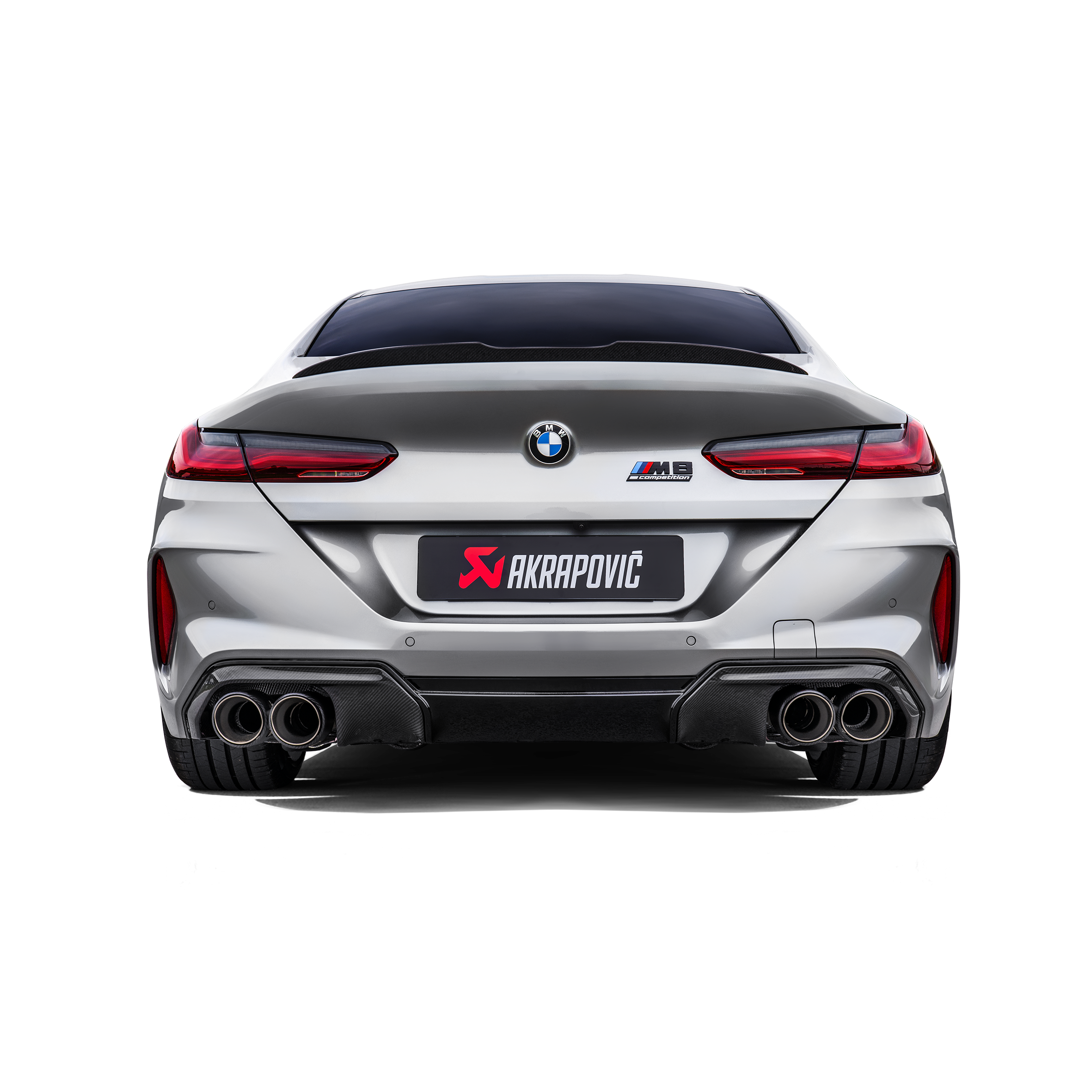 Akrapovič Evolution Line Catback Exhaust (Titanium) w/Carbon Tips - 2020+ BMW M8/M8 Gran Coupe (F93) - T1 Motorsports