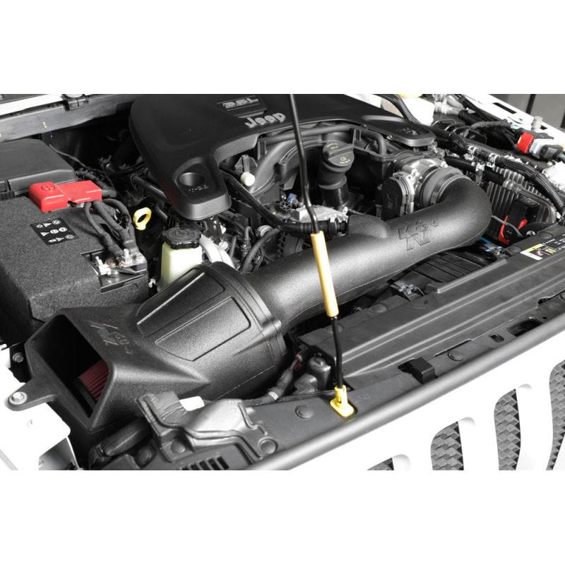 K&N 2018 Jeep Wrangler JL V6-3.6L F/I Aircharger Performance Intake