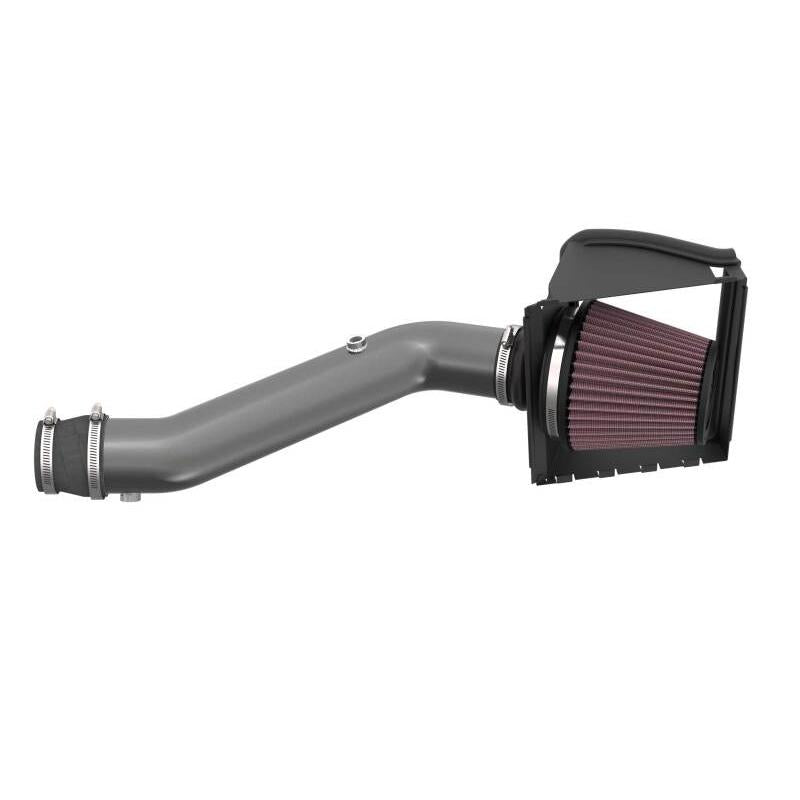 K&N 18-24 Ford F150 3.3L V6 Performance Air Intake System w/ Red Air Filter