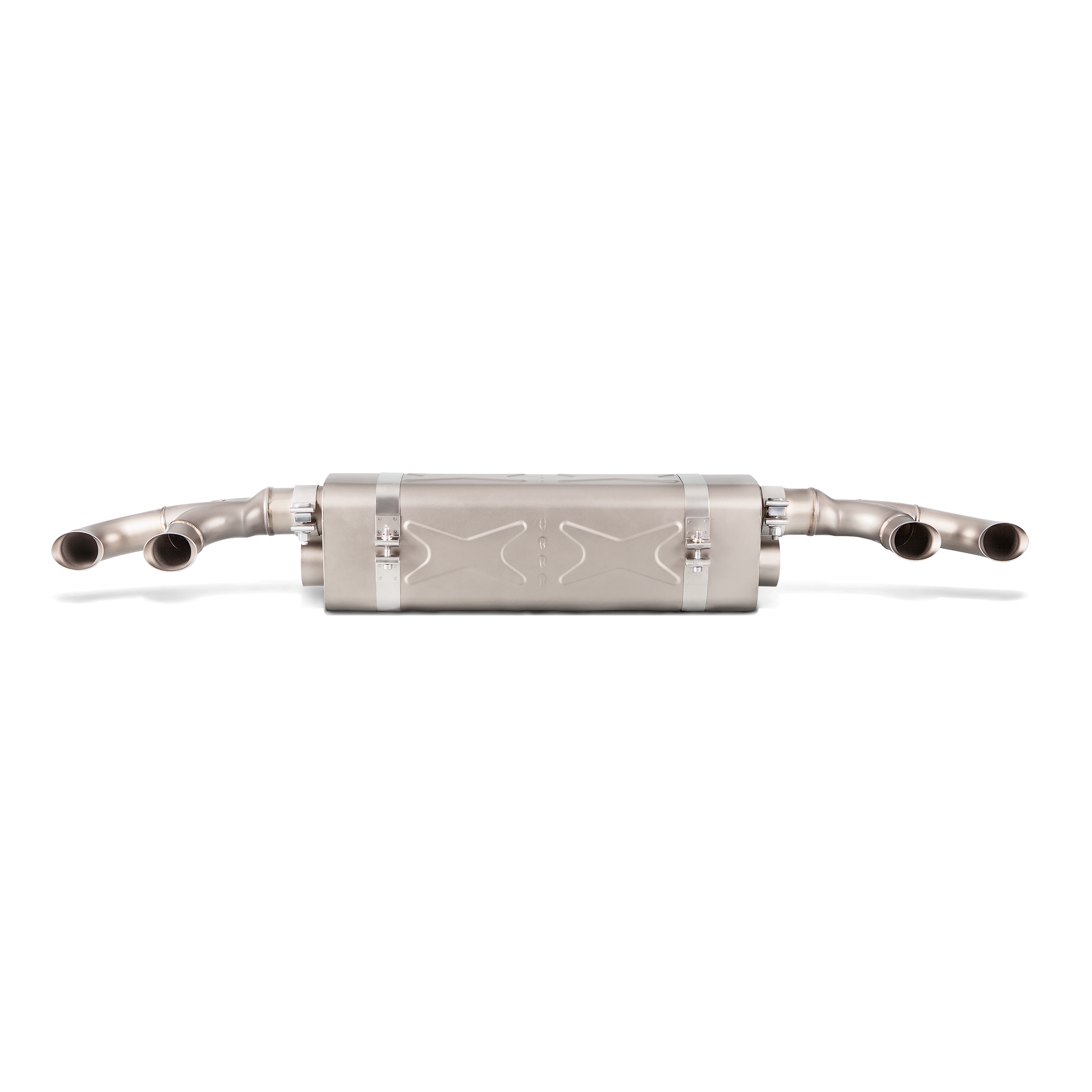 Akrapovič Slip-On Line Exhaust (Titanium) w/o Diffuser - 2016-2019 Porsche 911 Turbo/Turbo S (991.2) - T1 Motorsports