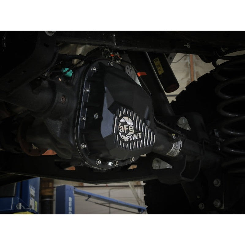 aFe 97-23 Ford F-150 Pro Series Rear Differential Cover Black w/ Machined Fins