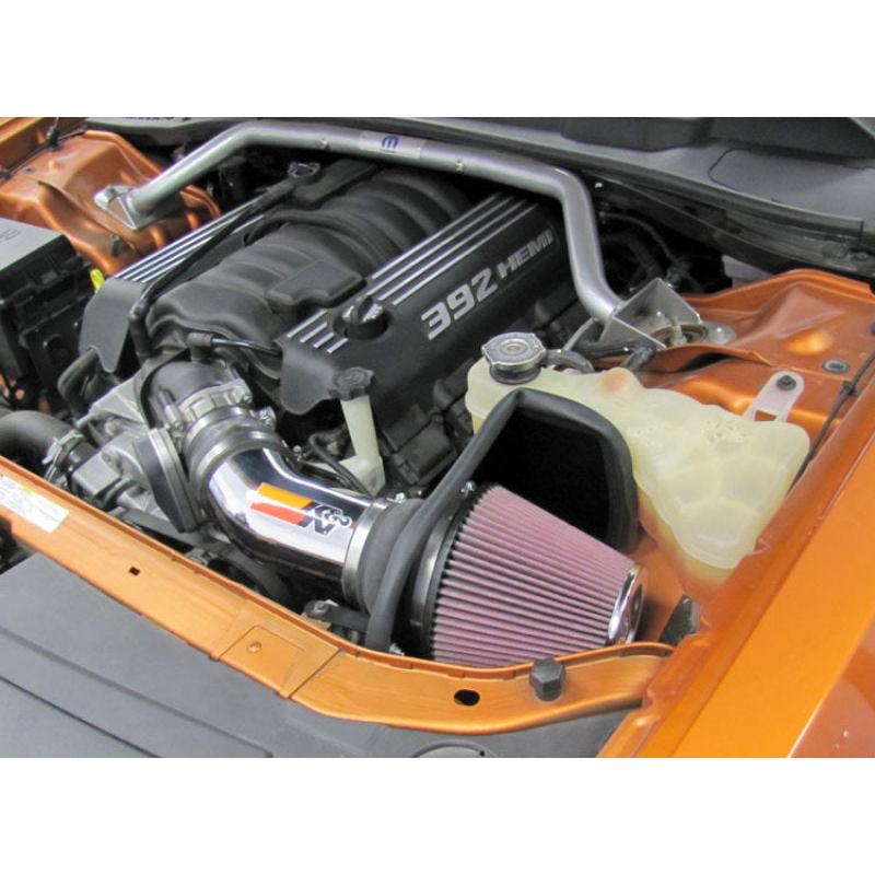 K&N Performance Intake Kit TYPHOON; 11 Dodge Challenger 6.4L V8