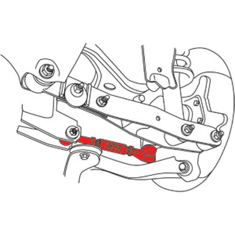 SPC Performance 08-16 Subaru Impreza / 09-18 Forester Rear Adjustable Toe Arm - Each - T1 Motorsports