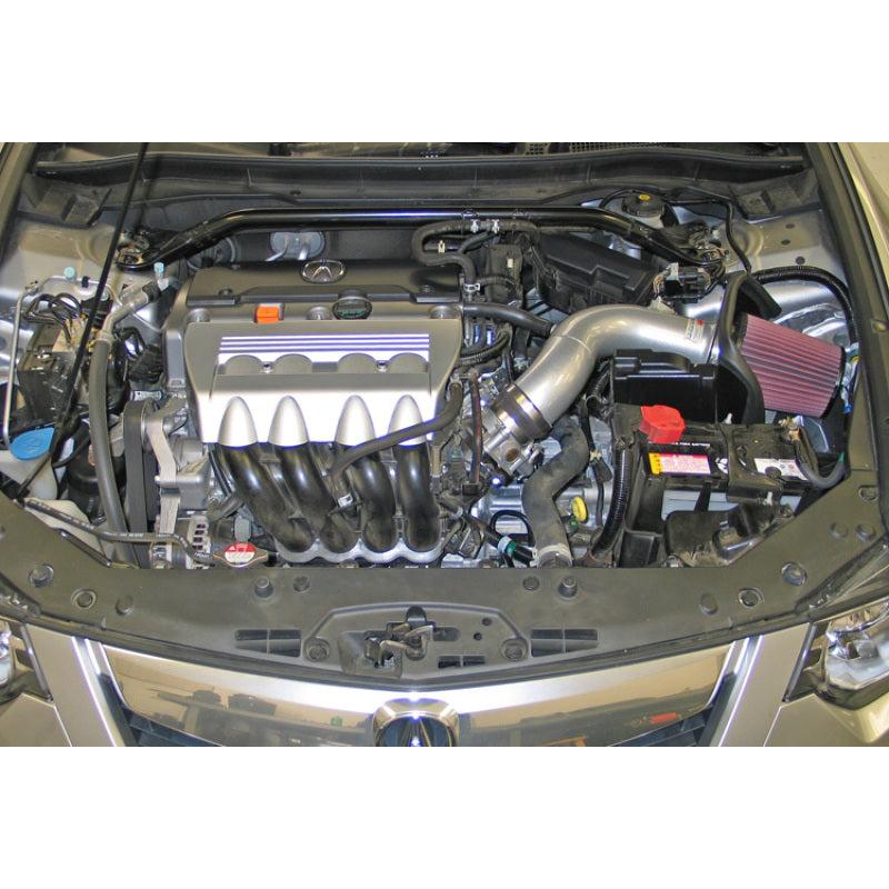 K&N 09 Acura TSX 2.4L Silver Typhoon Intake