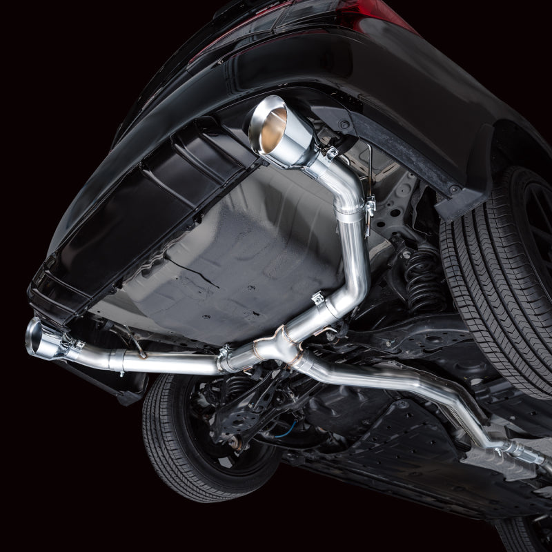AWE Tuning 2022+ Honda Civic Si FE1 FWD Track Edition Catback Exhaust - Dual Chrome Silver Tips