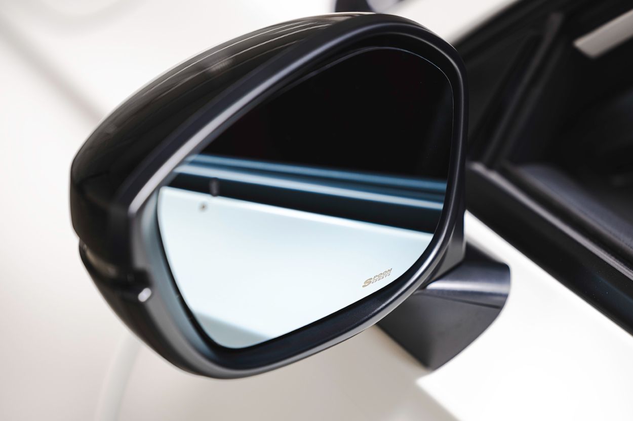 Spoon Sports Blue Wide Door Mirror - Honda FL1 / FL5