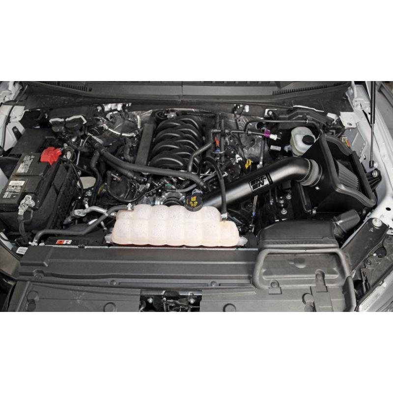 K&N 2015 Ford F150 5.0L V8 Blackhawk Performance Intake Kit