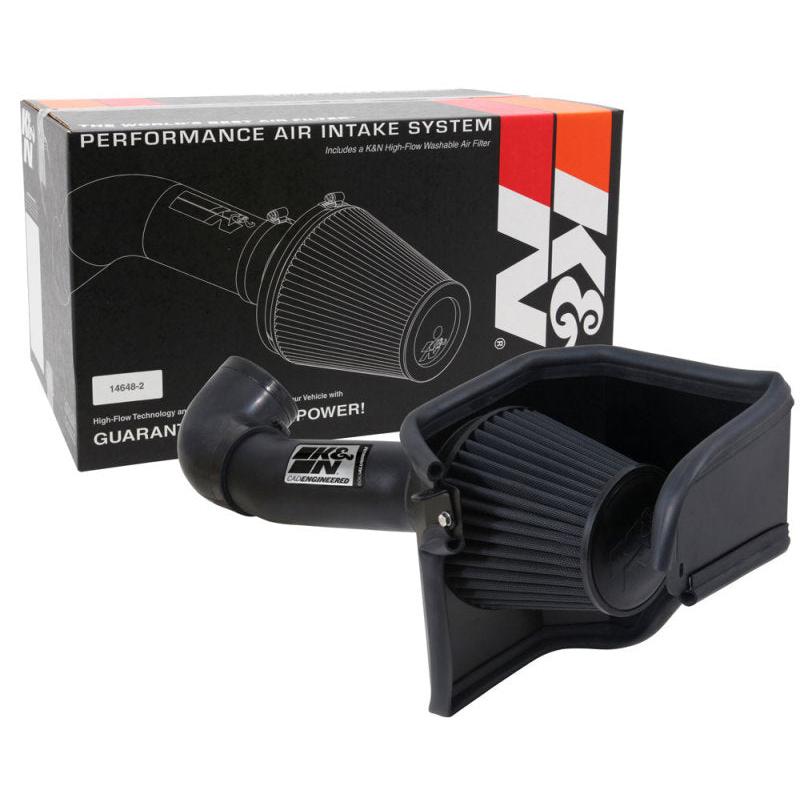 K&N Dodge/Chrysler 5.7/6.1L V8 Black Performance Intake Kit