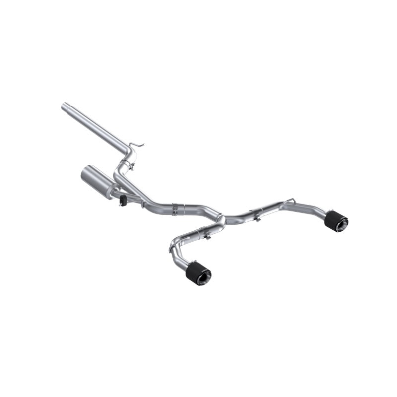 MBRP 2022 VW Golf GTI MK8 T304 SS 3in Cat-Back Exhaust 2.5in Dual Split Rear w/ Carbon Fiber Tips - T1 Motorsports
