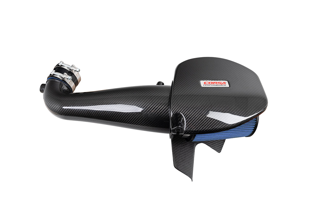 Corsa Carbon Fiber Open Element Air Intake - Oiled - 2011-2023 Dodge Challenger/Charger 5.7L V8