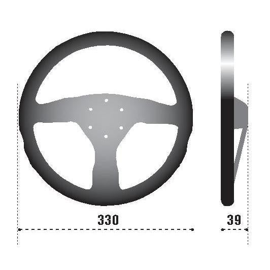 Sparco Strwhl 383 Suede Black