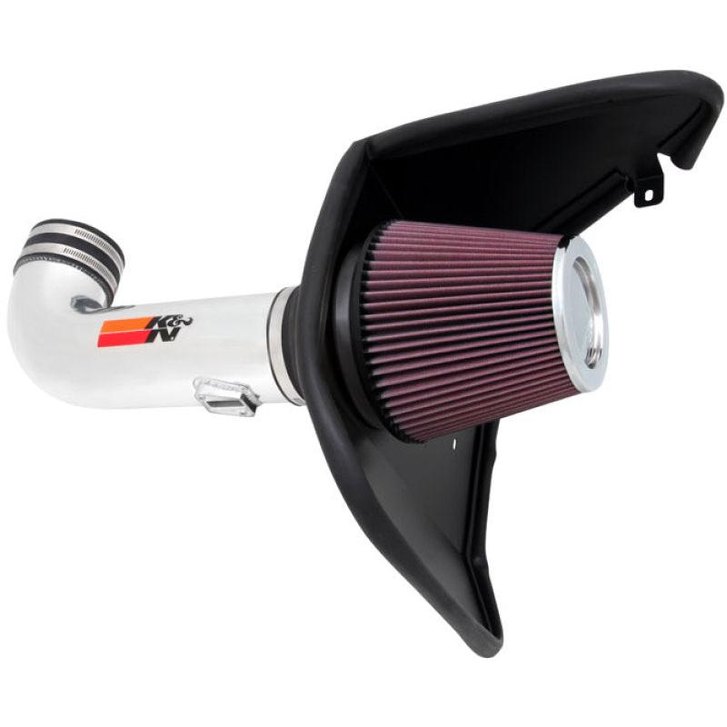 K&N 10 Camaro 6.2L V8 Polished Typhoon Short Ram Intake