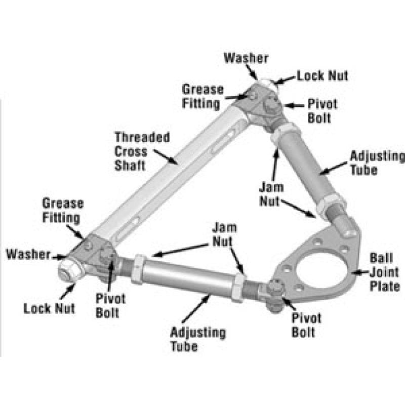 SPC Performance GM Full Size Pro Series Front Adjustable Upper Control Arm (Race Only)