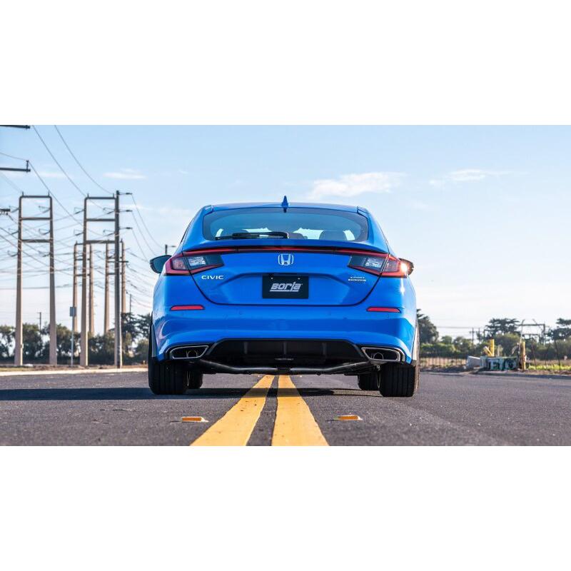 Borla ATAK Catback Exhaust (Reuse O.E. Tips / Valance) - 2022-2024 Honda Civic Sport Touring AT/MT