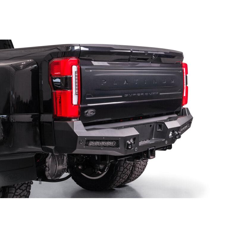Addictive Desert Designs 23-26 Ford F250/F350/F450 SD HoneyBadger Rear Bumper - Hammer Black
