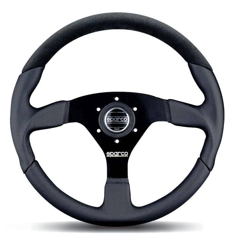 Sparco Strwhl L505 Lap 5 Blk/Blk/Blk