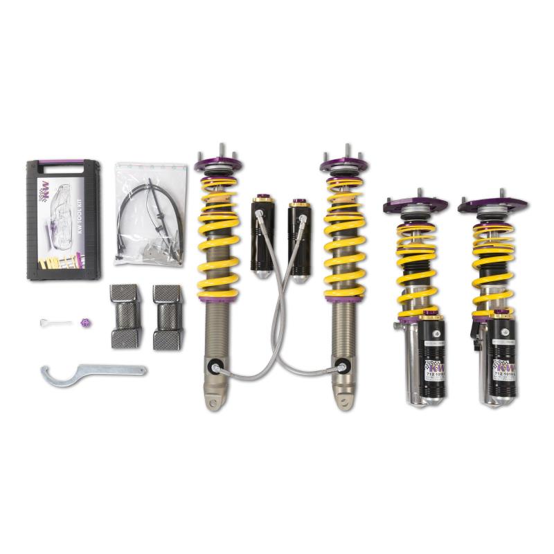 KW Clubsport Coilover Kit 3-Way - 2014-2016 Porsche Turbo/Turbo S Convertible w/ PDCC