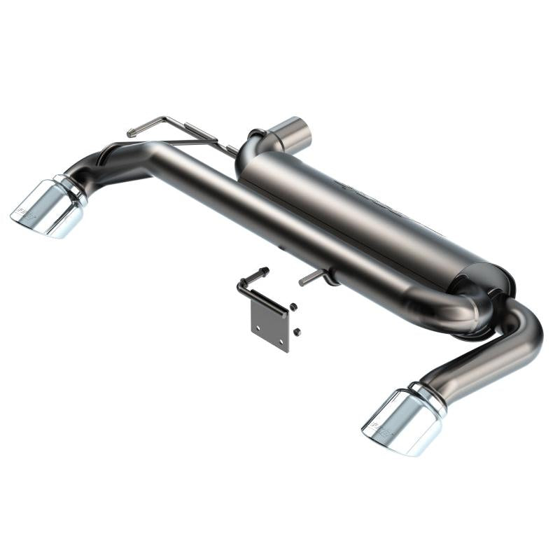 Borla Touring Axle-Back Exhaust w/ Bright Chrome Tips - 2021-2025 Ford Bronco 2.3L