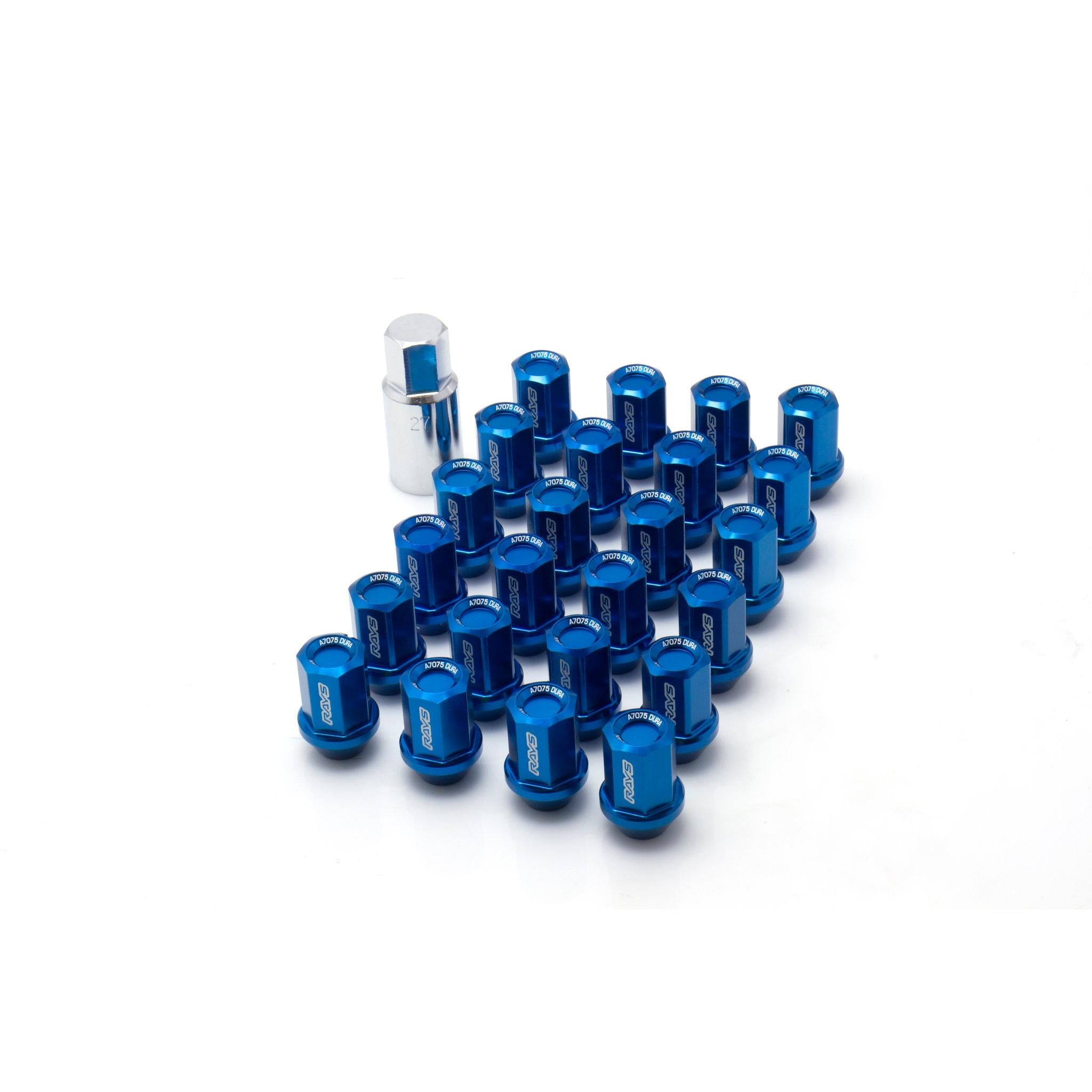 RAYS L32 Dura-Nut Straight Type Lug & Wheel Lock Set - Set of 20 - T1 Motorsports
