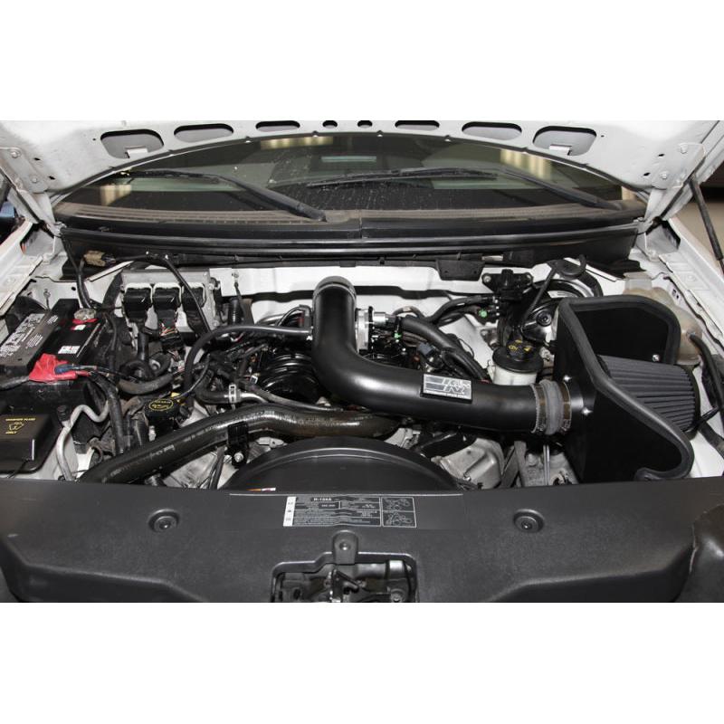 K&N 04-08 Ford F150 V8-5.4L/04-07 Ford Lobo 5.4L V8 Blackhawk Perf Intake Kit