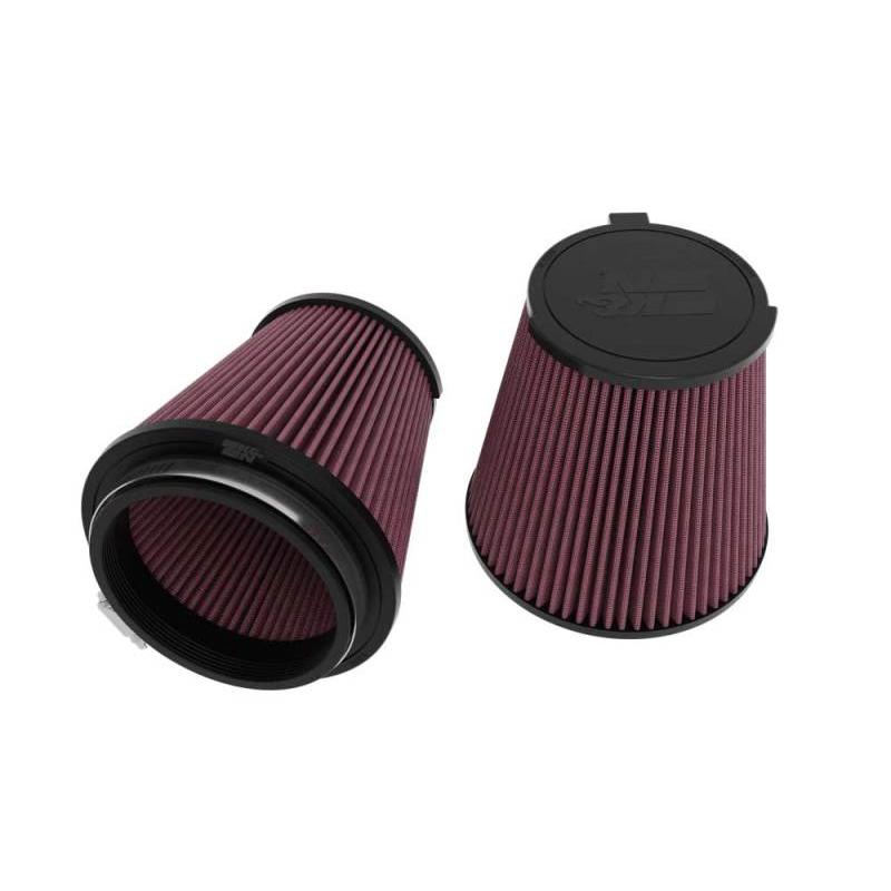 K&N 2024 Ford Mustang / GT 5.0L V8 Drop-In Replacement Air Filter (Pair)