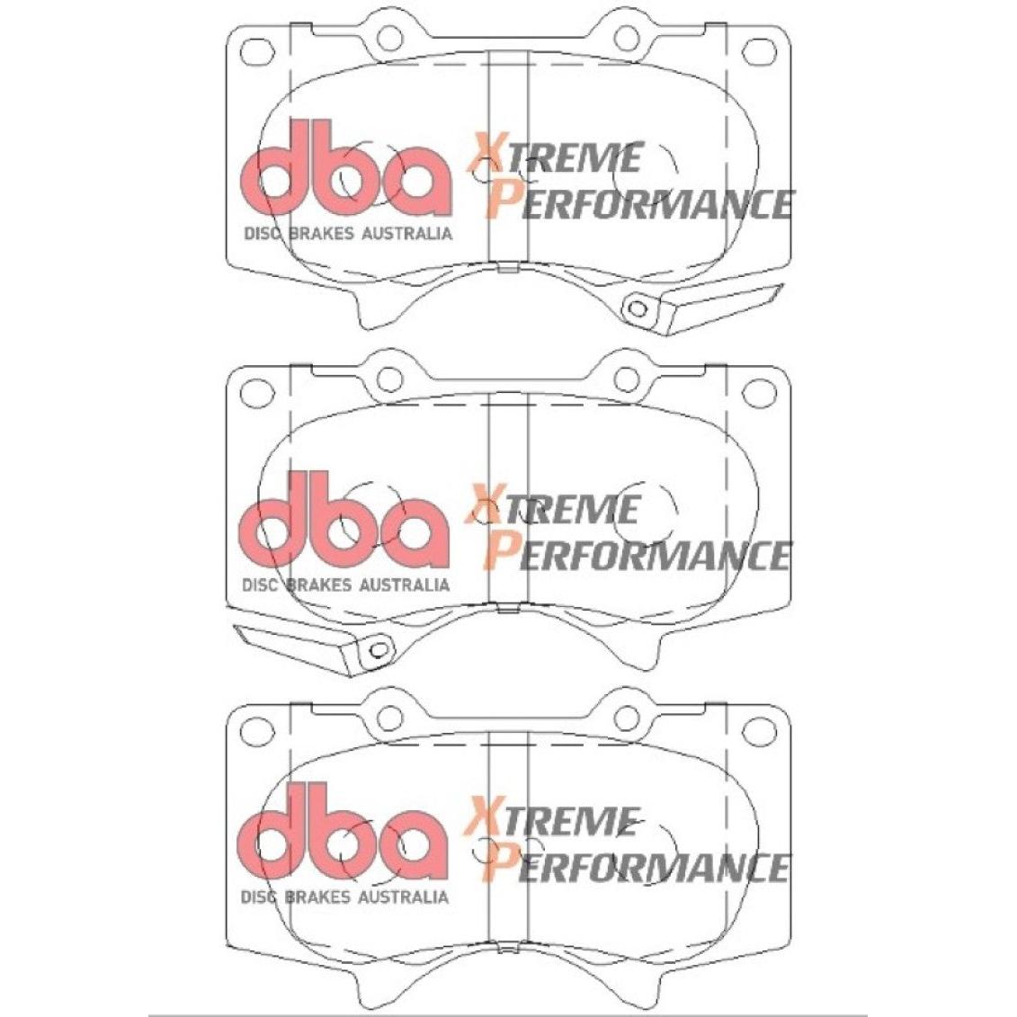 DBA 2015 Toyota Tacoma XP650 Front Brake Pads - T1 Motorsports
